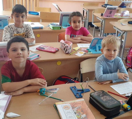 Дошкольники в гостях у 1-А класса Дошкольники в гостях у 1-А класса.